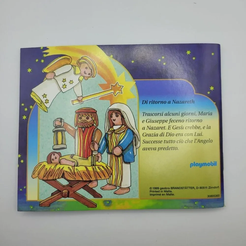 Playmobil Nativity Story Book For Set 3996 Multiple Language Christianity German